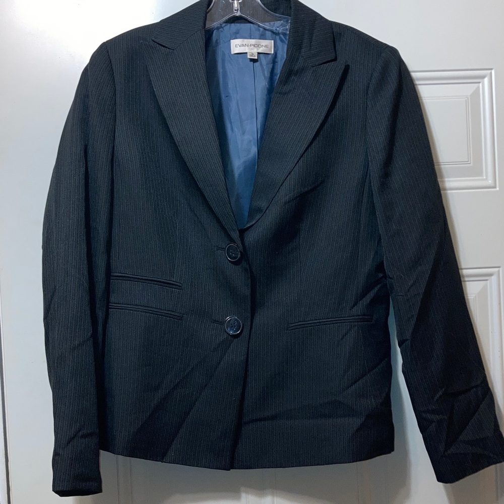 Evan Piccone Women's Dark Gray Blazer 10